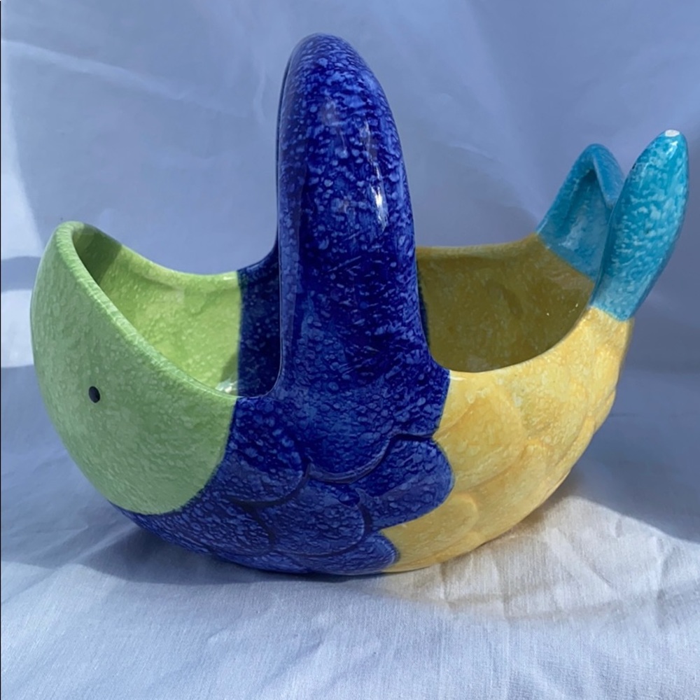 Whimsical Ceramic Whale Bowl